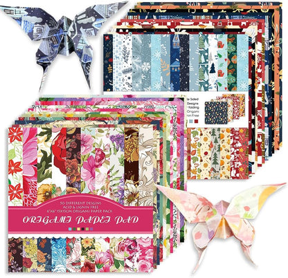 Origami Paper Kit 100 Sheets 70GSM 6 Inch Square Double Sided Color 100 Vivid Solid Colors for Hand Crafts Origami Paper Arts Creativity. Season - Crafty Corner