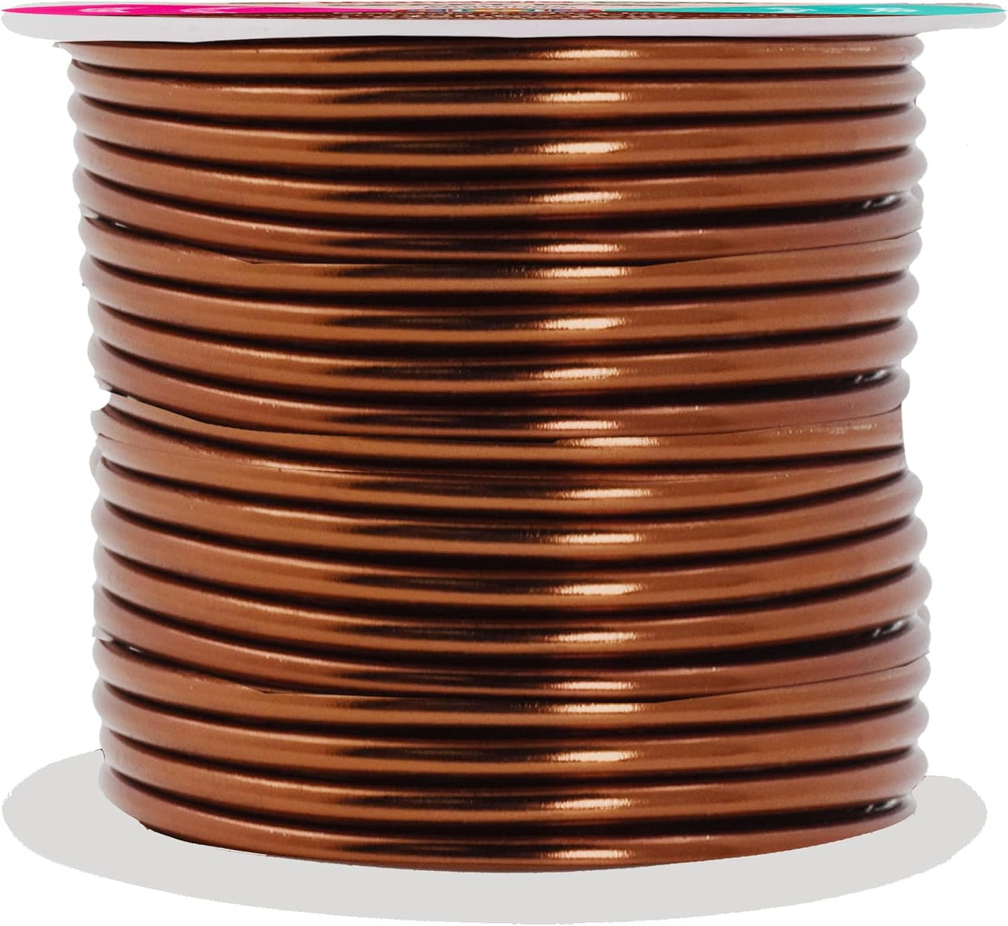 Mandala Crafts 10 Gauge Anodized Aluminum Craft Wire for Jewelry Making - 32 FT Colored Flexible Brown Wire - Bendable for Bonsai Armature Crafting Sculpting - Crafty Corner