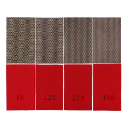 Diamond Sandpaper Electroplated Polishing Sheet Abrasive Sanding Paper Grit 60 120 200 400 Replacement Abrasive