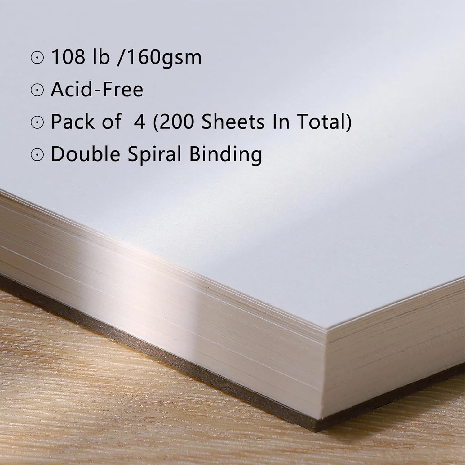 4 Pack Mixed Media Sketchbook, 5.5x8.5 inches Drawing Paper Sketch Book, 98lb/160gsm Heavyweight Spiral Bound Sketch Pads, Suitable for Wet and Dry Media, Drawing, Painting, Sketching(200 Sheets) - Crafty Corner