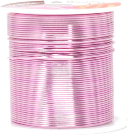 Mandala Crafts 20 Gauge Anodized Aluminum Craft Wire for Jewelry Making - 450 FT Colored Flexible Silver Copper Purple Pink Brown Ice Blue Wire - Bendable for Bonsai Armature Crafting Sculpting - Crafty Corner