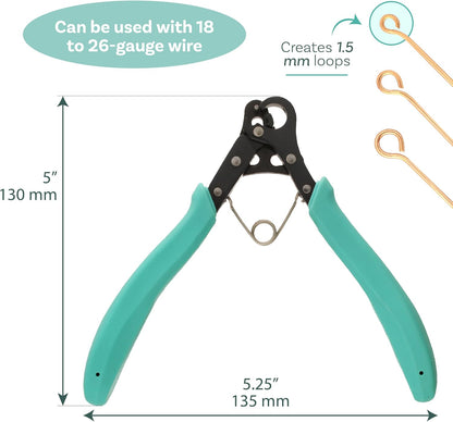 The Beadsmith Vintaj One Step Looper – Create and Trim Consistent 1.5 mm Loops for Jewelry, Use With 18-26g Craft Wire - Crafty Corner