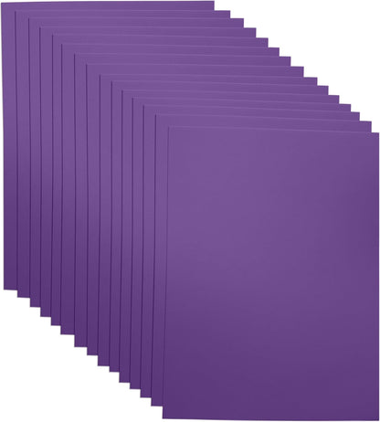 Purple EVA Foam Sheets for Crafts, 9 x 12 Inch, 2mm Thickness – Ideal for DIY Arts and Crafts, Foam Paper for Kids, Cosplay and Costumes - 15 Pack - Crafty Corner