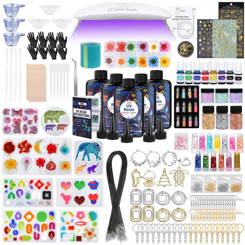 UV Resin Jewelry Making Kit