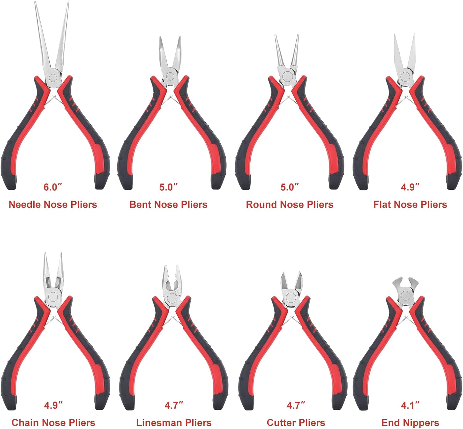Jewelry Pliers Sets Jewelers Making Tools Kit, Professional 8 piece Mini Wire Plier with Wood Holder for Beading, Crafting, Crimping, Cutting, Repair, Wrapping, Complete Quality for Adults Starter - Crafty Corner