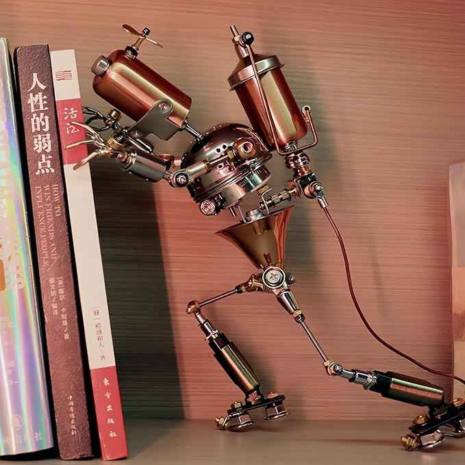 3D Metal Puzzle for Adults, Steampunk Mechanical Model Building Kit - 3D Jigsaw Puzzle for Teens & Adults, Challenging & Creative DIY Art Project, Unique Gift Idea
