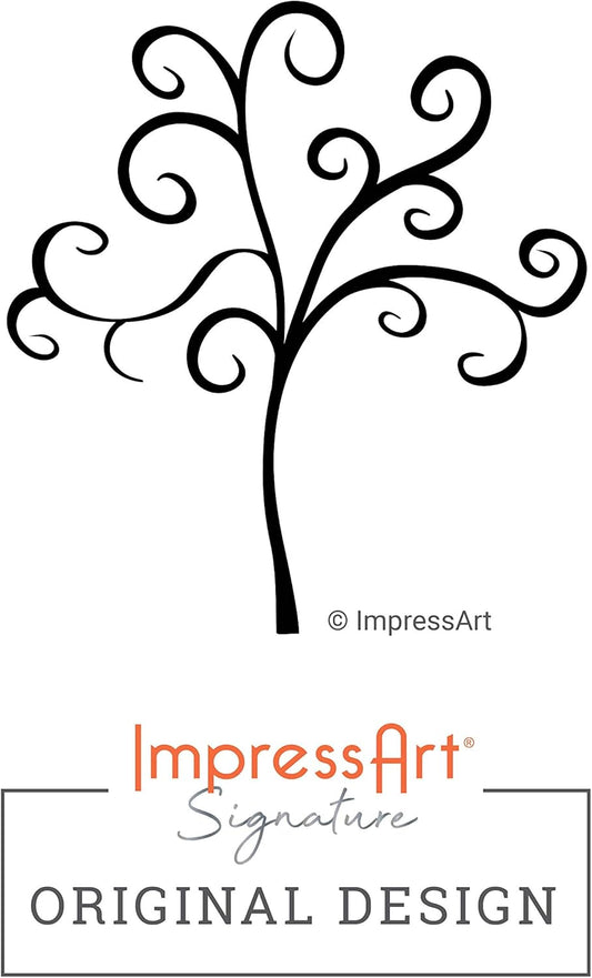 ImpressArt - Tree of Life Signature Design Metal Stamp, 6mm