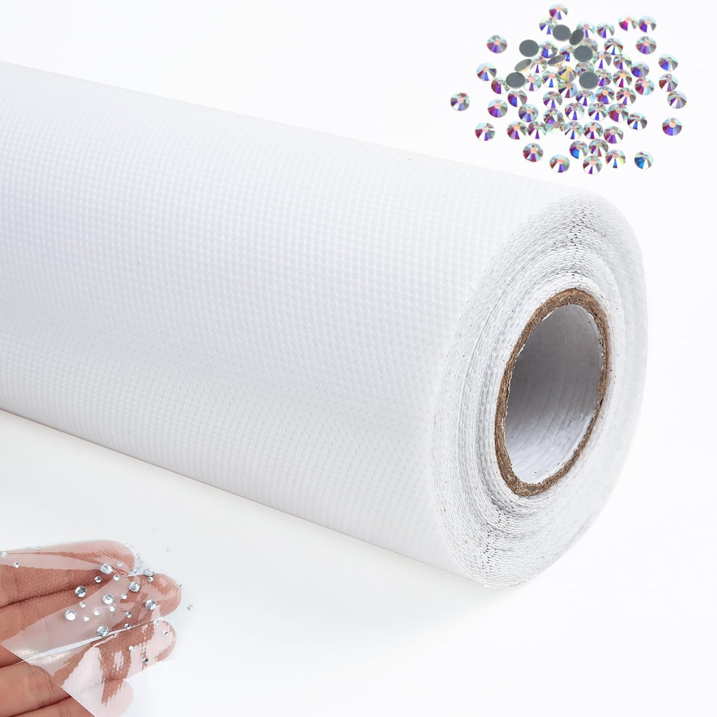 Blinginbox Hotfix Tape,Hot Fix Rhinestones Transfer Film Paper Iron on Rhinestones Transfer Paper.(16ft*12.6in)