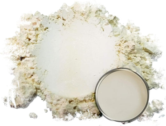 Eye Candy Pigments Premium White Mica Powder - Daigi (25gr) - for Epoxy, Resin, Soap, Paint, Woodworking, Acrylic Pouring, Bath Bombs, Fishing Lures - DIY Arts and Crafts Additive