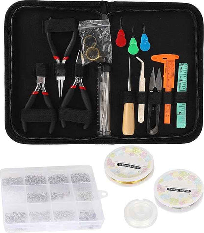 Jewelry Making Supplies Kits DIY Set, Complete Accessories with Tools and Materials, Ideal for Beginners and Professionals, Creative Handmade Jewelry Projects