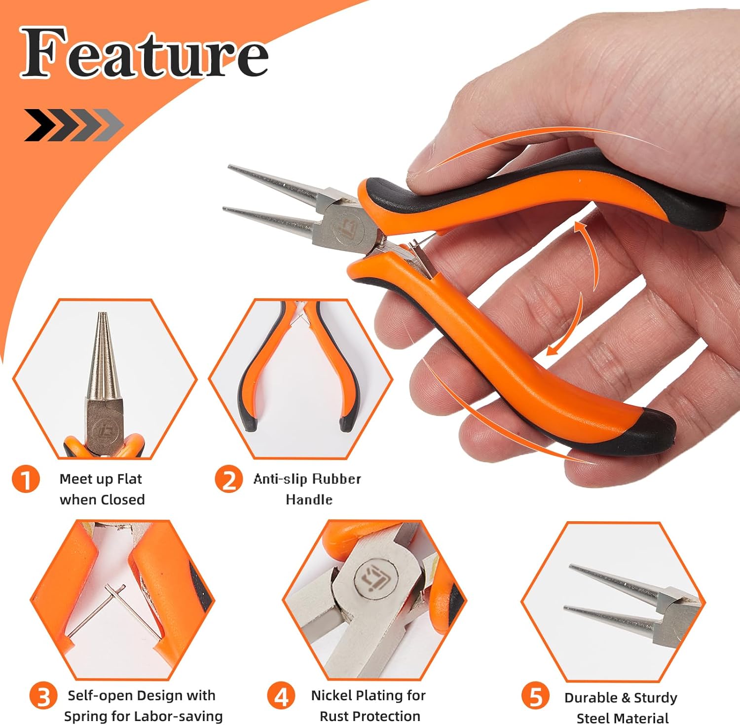 6PCS Jewelry Pliers Set with Acrylic Pallet, Needle Nose Pliers, Wire Cutters, Nylon Jaw Pliers etc. Jewelry Making Kit Tools for DIY Jewelry Repair, Wire Wrapping, Beading and Earring Crafts - Crafty Corner
