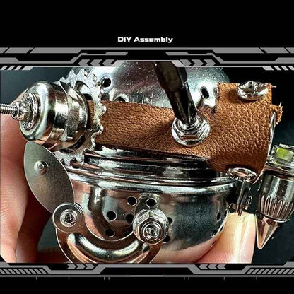 3D Metal Puzzle for Adults Mechanical Owl Egg 3D Model Kit, Steampunk Puzzle DIY Assembly, Fun and Creative for Birthday, Home Decoration, and Collectors (110+ PCS)