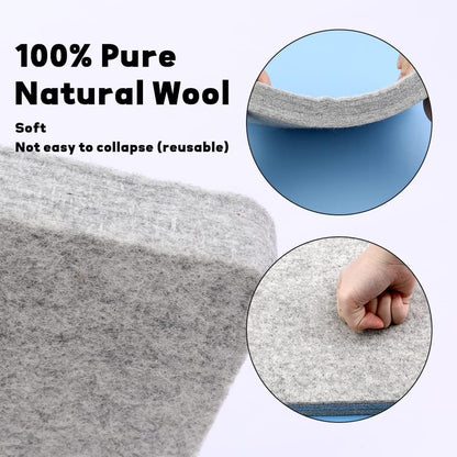 Mayboos Felting Kit with 8"x10" Mat, Needles for Wool & Leather Guards
