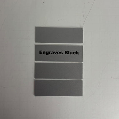 Blank Metal Plates for Laser Engraving - 4 Pack | Aluminum Sheets 0.020" Thick | CO2, Diode, Fiber Laser Compatible | Multiple Sizes & Colors (Silver (engraves black), 12x24 inch)