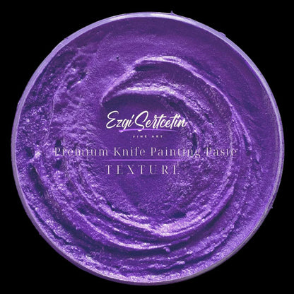 Premium Palette Knife Painting Paste|Texture Paste|Authentic Bright Colors|Ready to Use|Easy to Apply| 6oz (Améthyste)