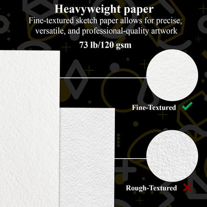 Sketch Book for Kids, 9" x 12" Kid Sketchbook, 100 Sheets (73lb/120gsm) Drawing Paper for Kids, Spiral Sketch Pad for Kid, Art Supplies for Classroom Must Haves. - Crafty Corner