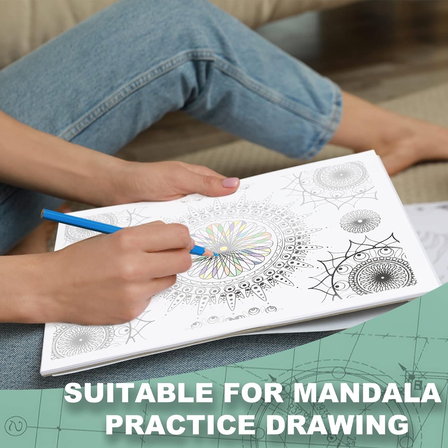 Tracing Paper 8.5x11 inch, 100 Sheets Transparent Vellum Paper for Tracing Pads, 38lb/60gsm Translucent Tracing Paper for Pencil, Marker and Ink，Trace Images, Sketch, Preliminary Drawing, Overlays.
