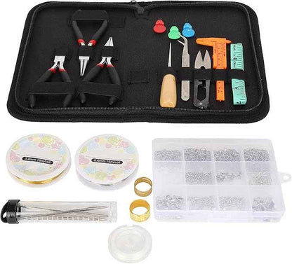 yiMANtrading Jewelry Making Supplies Kits, DIY Jewelry Making Kit Accessories, Handmade Beading Tools with Pliers Needles and Storage Box, Complete Set for Repairing Crafting and Creating Uniqu