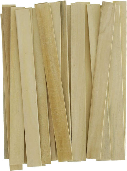 Custom Shop Paint Mix Sticks Pack of 25 Each 12" Birch Paint Mixing Paddles Pack of 25