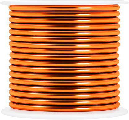 Mandala Crafts 14 Gauge Anodized Aluminum Craft Wire for Jewelry Making – 330 FT Colored Flexible Silver Copper Purple Gold Brown Red Wire - Bendable for Bonsai Armature Crafting Sculpting - Crafty Corner