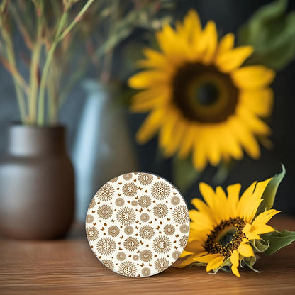 CHGCRAFT Sunflowers Polymer Clay Texture Sheets Butterfly Silicone Texture Stamp Love Heart Clay Texture Mat Modeling Pattern Pad Texture Sheets for Jewelry and Clay Earrings Tools, 5.5x5.5 inch