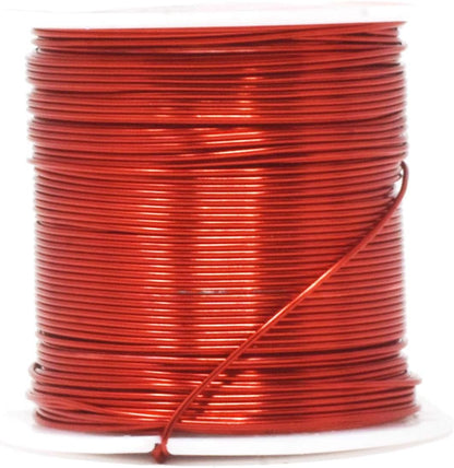 Mandala Crafts 20 Gauge Anodized Aluminum Craft Wire for Jewelry Making - 450 FT Colored Flexible Silver Black Gold Purple Red Kelly Green Wire - Bendable for Bonsai Armature Crafting Sculpting - Crafty Corner