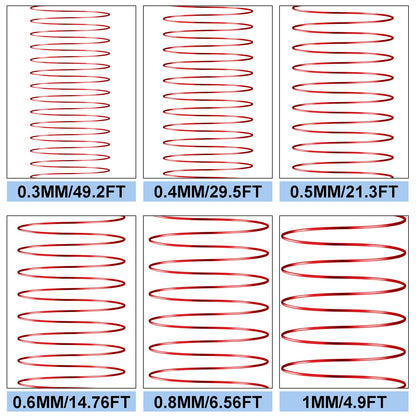 10 Rolls Copper Jewelry Wire, 10 Assorted Colors 0.6 mm Dia. Beading Wire for Jewelry Making Bracelet Earrings Rings Necklaces Flower Craft Projects