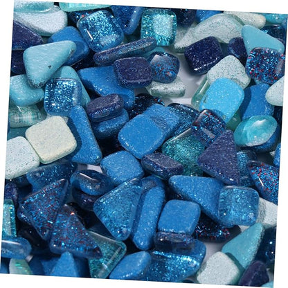 500g DIY Mosaic Stepping Stone Kit Crystal Stones for Adults Craft Crystals Mosaic Supplies