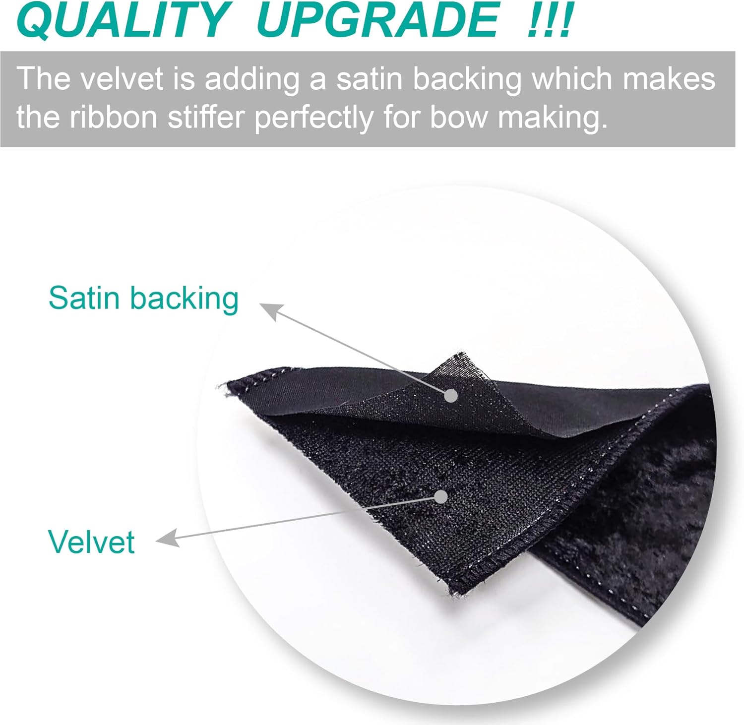 Black Velvet Ribbon 2.5 Inch x 10 Yards for Christmas Tree Topper Home Decoration Wreath Gift Wrapping DIY Craft - Crafty Corner