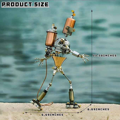 3D Metal Puzzle for Adults, Steampunk Mechanical Model Building Kit - 3D Jigsaw Puzzle for Teens & Adults, Challenging & Creative DIY Art Project, Unique Gift Idea
