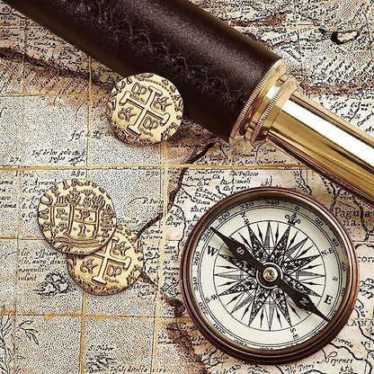 Large Metal Pirate Coins