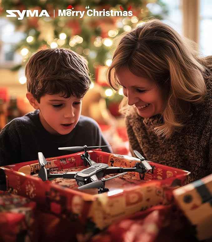 SYMA Drone with Camera for Adults, X710W FPV HD 1080P Camera Drone for Beginners, Foldable Quadcopter Toys Gifts with Optical Flow Positioning, Tap Fly, Headless Mode, 24Mins Long Flight Time