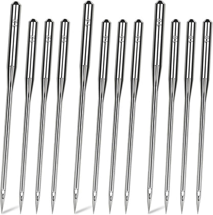 50PCS Universal Sewing Machine Needles - Sizes 80/12 90/14 100/16 Sewing Machine Needle for Fabric Canvas Leather Embroidery Jeans