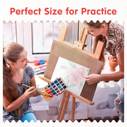 FIXSMITH Painting Canvas Panel Boards -Art Canvas,24 Pack Small Square Canvases,Primed Canvas Panels,100% Cotton,Acid Free,Artist Canvas Board for Hobby Painters,Students & Kids (White, 6"x6")