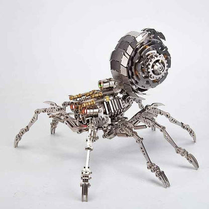 3D Metal Puzzle Mechanical Spider Model Kits, 203 Pieces 3D Stainless Steel Puzzle Jigsaw DIY Assembly Steampunk Metal Model Kits
