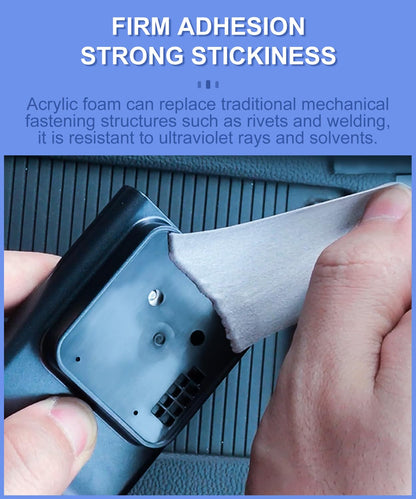 Double Sided Sticky Pads,Made of 3M VHB,Strong Adhesive Tape Squares Heavy Duty Waterproof Heat Resistant, Extreme Mounting Foam Tape,Car Home Outdoor Use, 48 Pcs 1.18x1.38 Inch