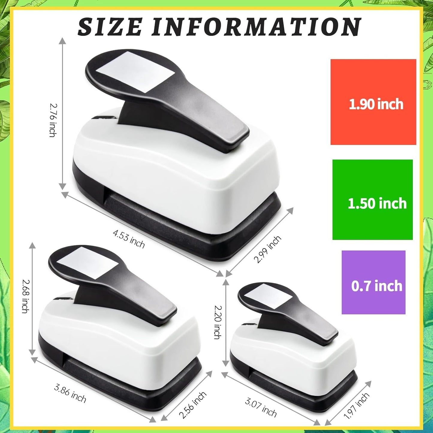 Square Hole Puncher Square Paper Punch Shape Punches for Paper Crafts - Crafty Corner