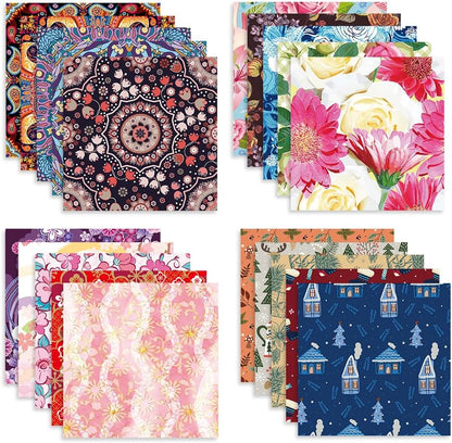 10 Different Packs Full Collection Origami Paper Kit 6 Inch Square Double Sided Color Vivid Colors Creation Easy Fold Paper Set Hand Crafts Paper Arts Creativity - Crafty Corner
