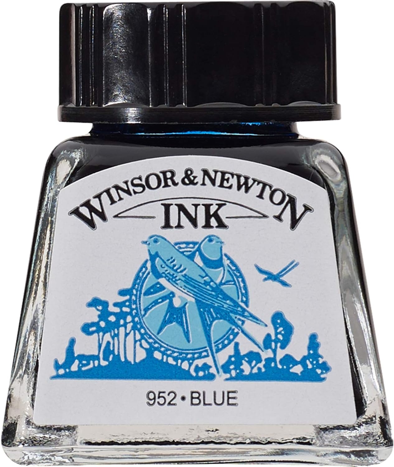 Winsor & Newton Drawing Ink, 14ml Bottle, Blue - Crafty Corner