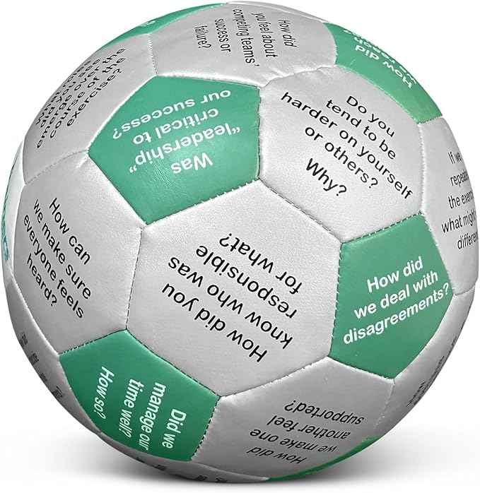 Trainers Warehouse 6" Thumball Collection, 32 Prompts for Conversation, Team Building, Relationship and Training