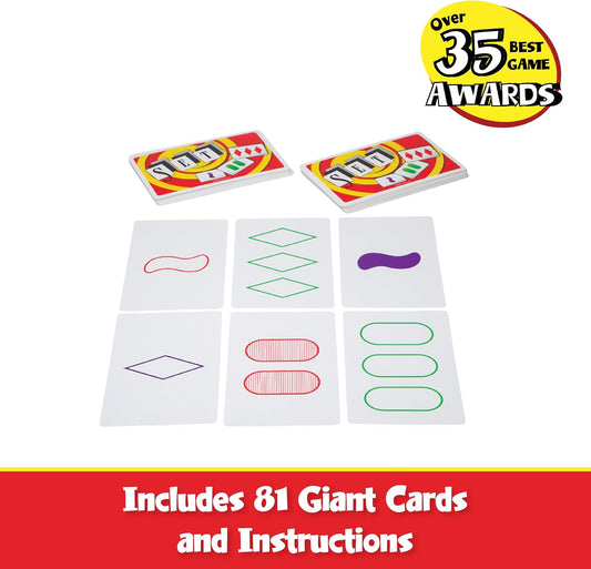 Set Giant Card Games for Kids - Jumbo Playing Cards