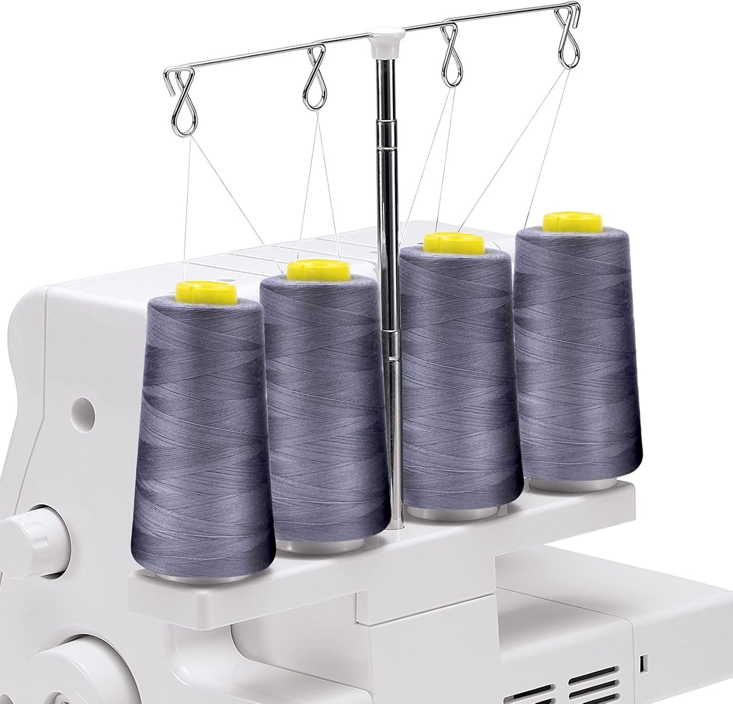 Tortoise 4 Cones of 3000 Yards Each Spool Thread for All Purpose, Serger, Overlock, Quilting, Sewing Machine - 100% Polyester - 40S/2 - Dark Navy Blue