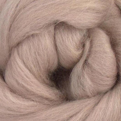 Revolution Fibers Merino Wool Combed Top | 1 lb Premium Wool Roving | 22 Micron, Best Merino Wool for Spinning, Tapestry, Needle Felting, Big Yarn Roving and Wall Hangings (Mink)