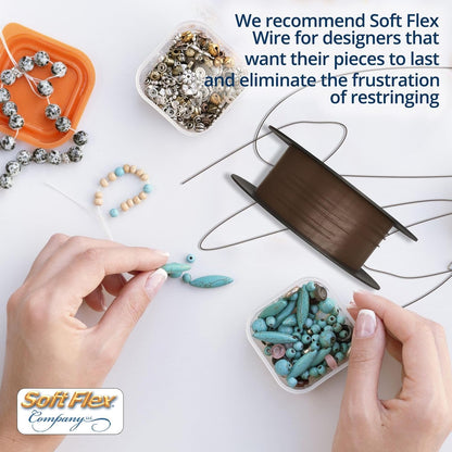 Soft Flex 49 Strand Beading Wire - Medium 0.19 Diameter - 30 Feet Nylon Design Wire - Crafty Corner