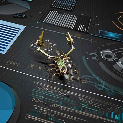 Metal Insect Scorpion Model, Steampunk Bug Mechanical, 3D Metal Puzzle, Arts and Crafts Hobby Kit,DIY Projects for Birthday(Leveling Scorpion)