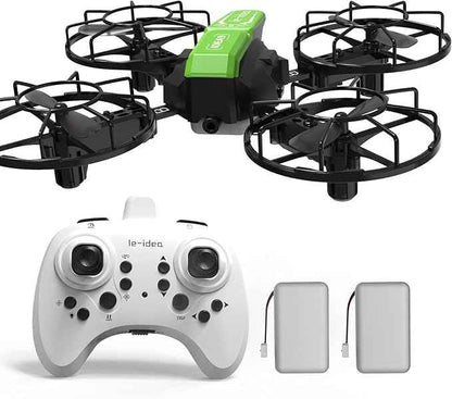 LE-IDEA Detachable Drone with Fun Competitive Mode Mini Drone with Headless Mode 360° Flips, RC Quadcopter With 2 Batteries, Assembling Educational Aircraft Easy to fly for Beginners IDEA9