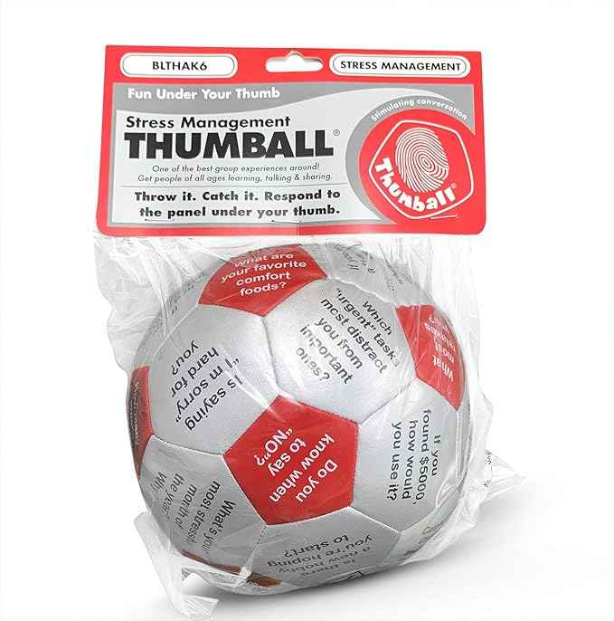 Trainers Warehouse 6" Thumball Collection, 32 Prompts for Conversation, Team Building, Relationship and Training