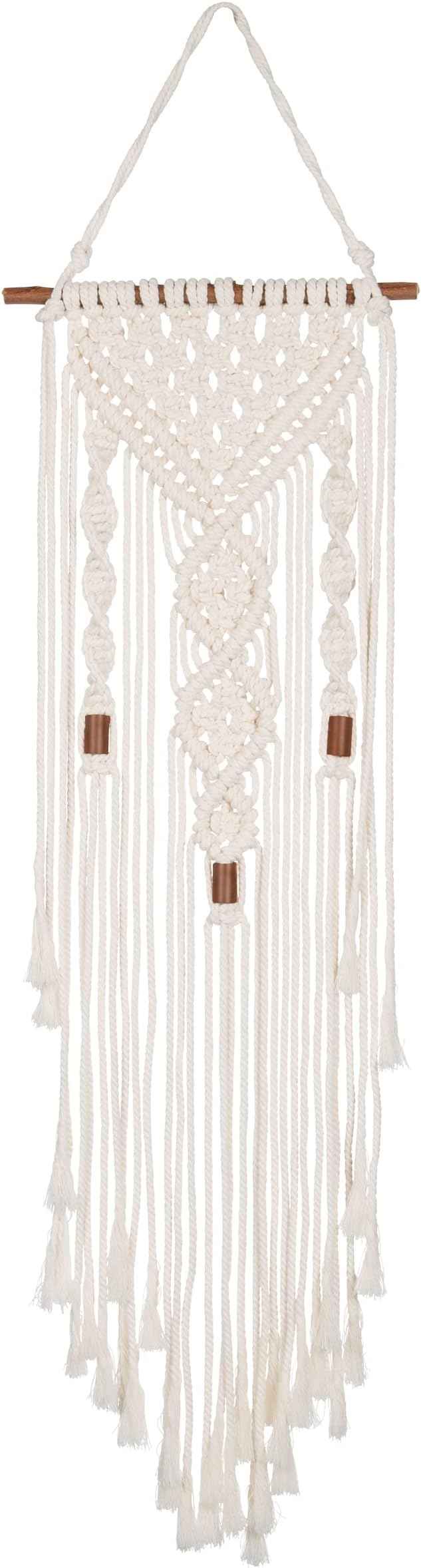 Solid Oak Macramé Wall Hanger Kit - Double Twist, Original version