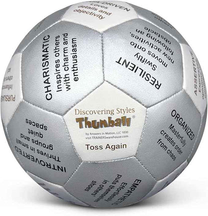 Trainers Warehouse 6" Thumball Collection, 32 Prompts for Conversation, Team Building, Relationship and Training
