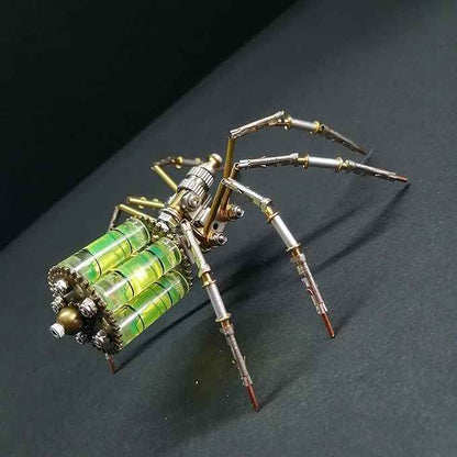 3D Metal Mechanical Insect Assembly Kit Steampunk Model Adult DIY Hand Assembly Creative Birthday Holiday Vintage Trend Tabletop Ornament Collection Spider 3